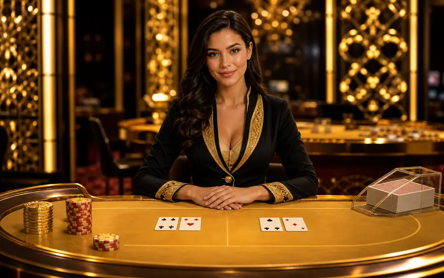 visual meja Emerald Table Baccarat untuk halaman utama Lepaking33 Malaysia